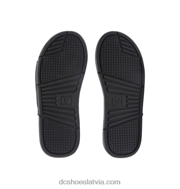 N008N52 bolsa - vīriešu sandales melns/sarkans DC Shoes