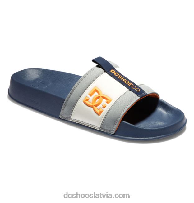 N008N89 lynx slide - slider sandales vīriešiem tumšs/pelēks DC Shoes