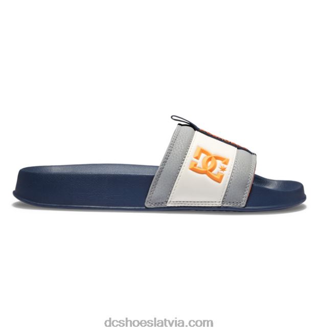N008N89 lynx slide - slider sandales vīriešiem tumšs/pelēks DC Shoes