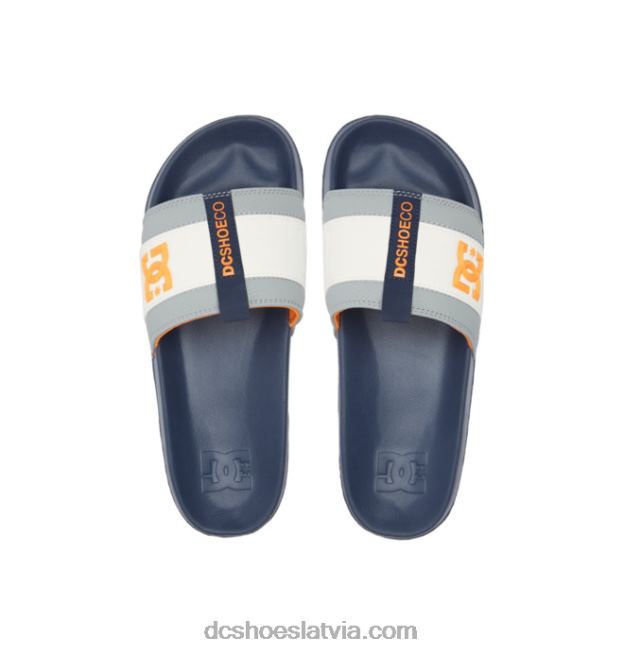 N008N89 lynx slide - slider sandales vīriešiem tumšs/pelēks DC Shoes