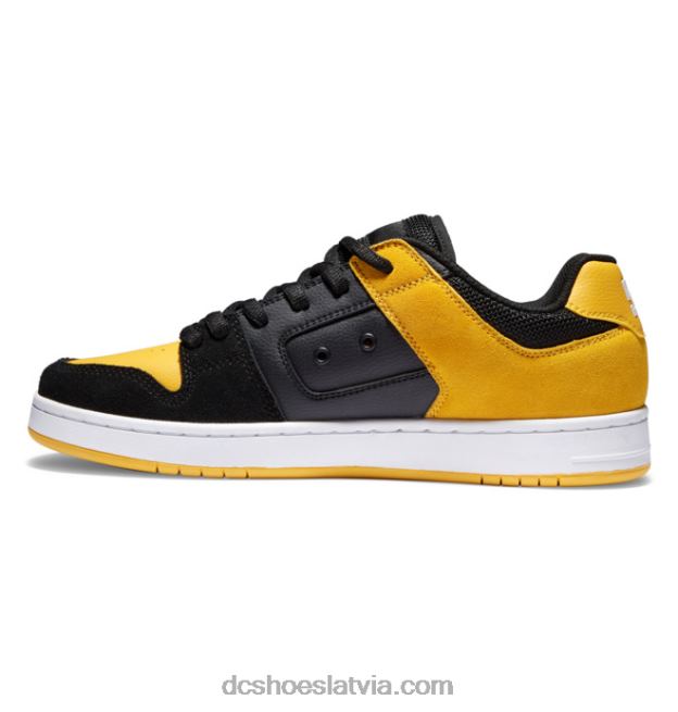 N008N168 vīriešu manteca 4 slidu kurpes melns/zelts DC Shoes