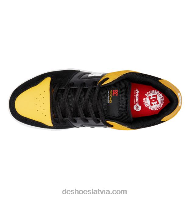 N008N168 vīriešu manteca 4 slidu kurpes melns/zelts DC Shoes