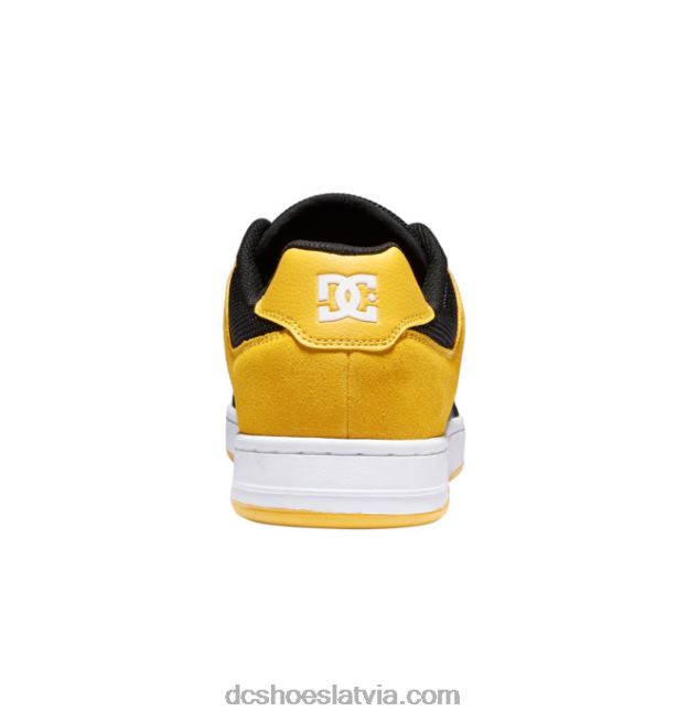 N008N168 vīriešu manteca 4 slidu kurpes melns/zelts DC Shoes