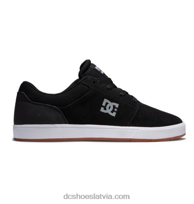 N008N178 vīriešu krīze 2 slidu kurpes melns balts DC Shoes
