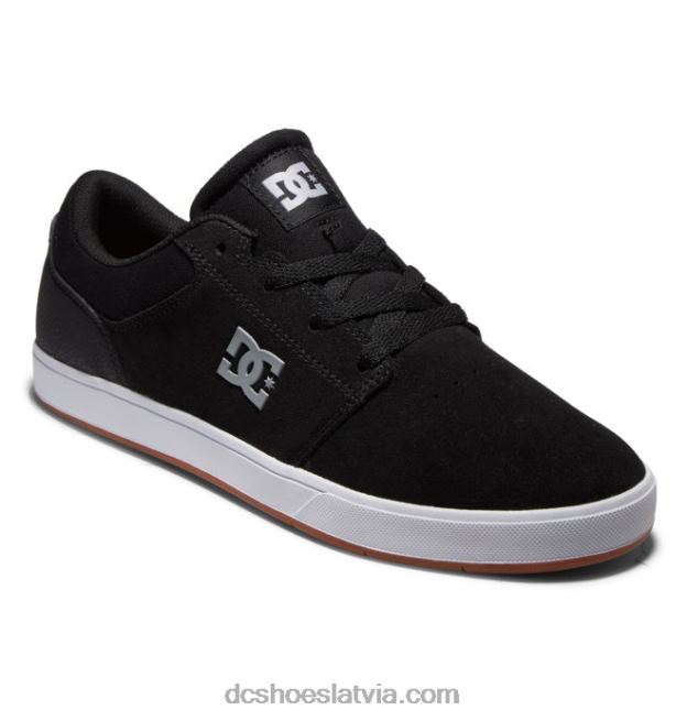 N008N178 vīriešu krīze 2 slidu kurpes melns balts DC Shoes