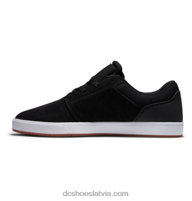 N008N178 vīriešu krīze 2 slidu kurpes melns balts DC Shoes