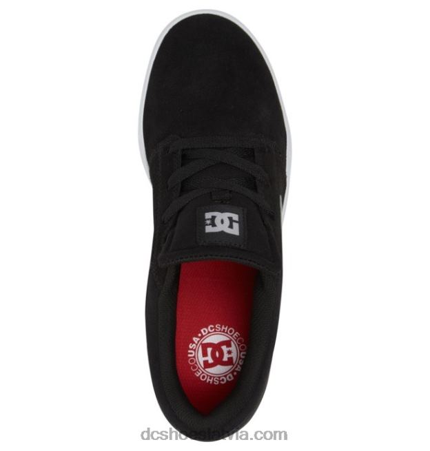 N008N178 vīriešu krīze 2 slidu kurpes melns balts DC Shoes