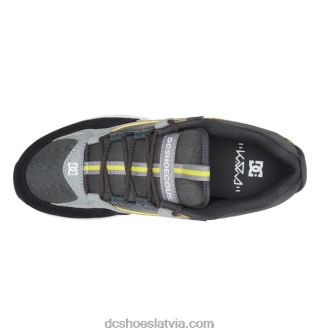 N008N184 vīriešu kalis lite slidas kurpes melns/pelēks/dzeltens DC Shoes