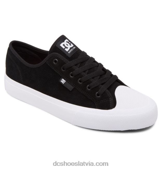 N008N190 vīriešu rokasgrāmatas rt s zamšādas slidu kurpes melns balts DC Shoes