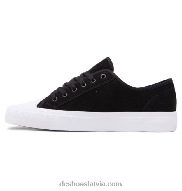 N008N190 vīriešu rokasgrāmatas rt s zamšādas slidu kurpes melns balts DC Shoes