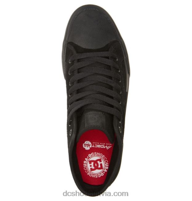 N008N202 vīriešu rokasgrāmatas hi rt slidu kurpes ar augstu augšdaļu melnais/kaujas kuģis DC Shoes