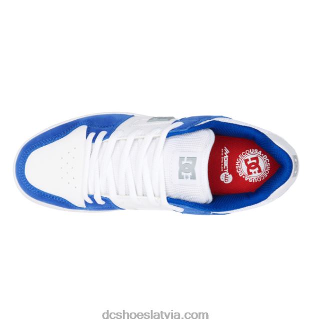 N008N235 vīriešu manteca 4 slidu kurpes zils/balts DC Shoes