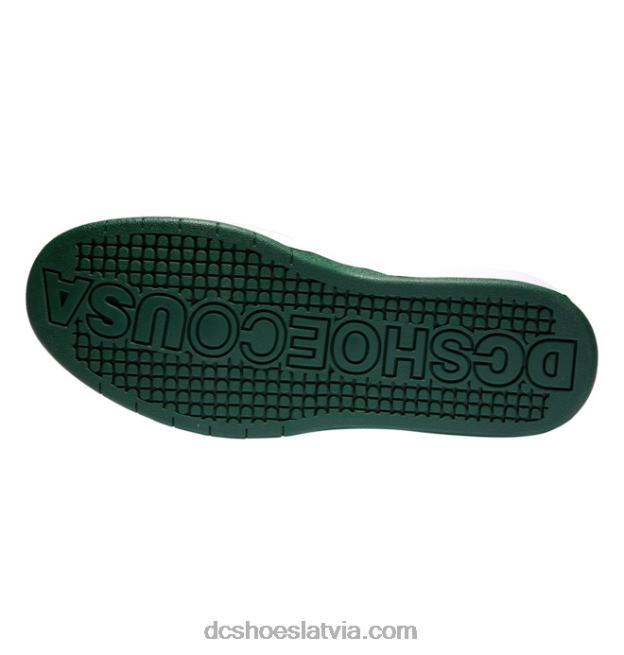 N008N236 vīriešu lynx zero skate kurpes balts/zaļš DC Shoes