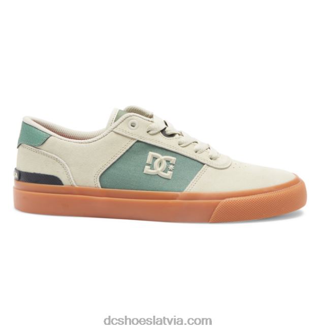 N008N28 vīriešu teknic s slidas kurpes iedegums/zaļš DC Shoes