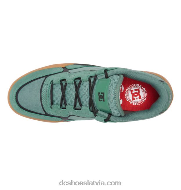 N008N339 vīriešu dc metriskās slidošanas kurpes olīvu DC Shoes