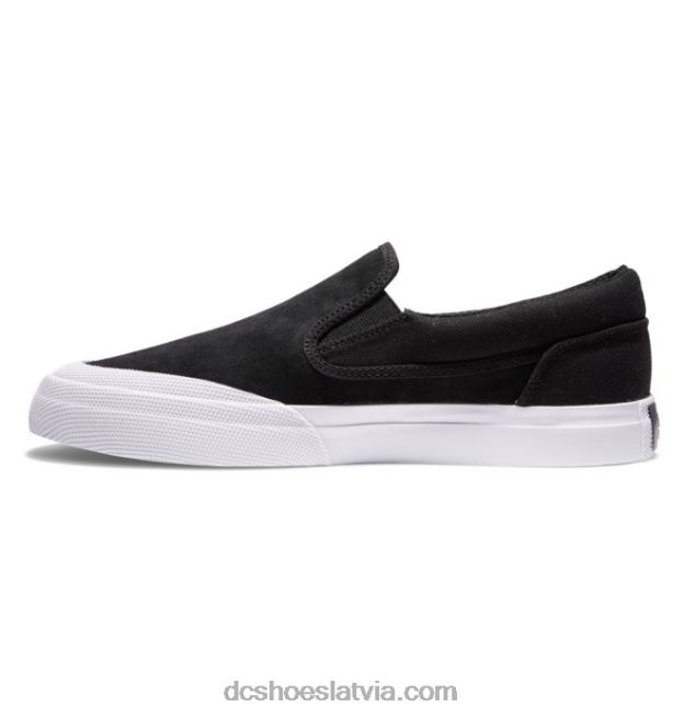 N008N391 vīriešu manuālas rt slip-on slidas kurpes melns balts DC Shoes