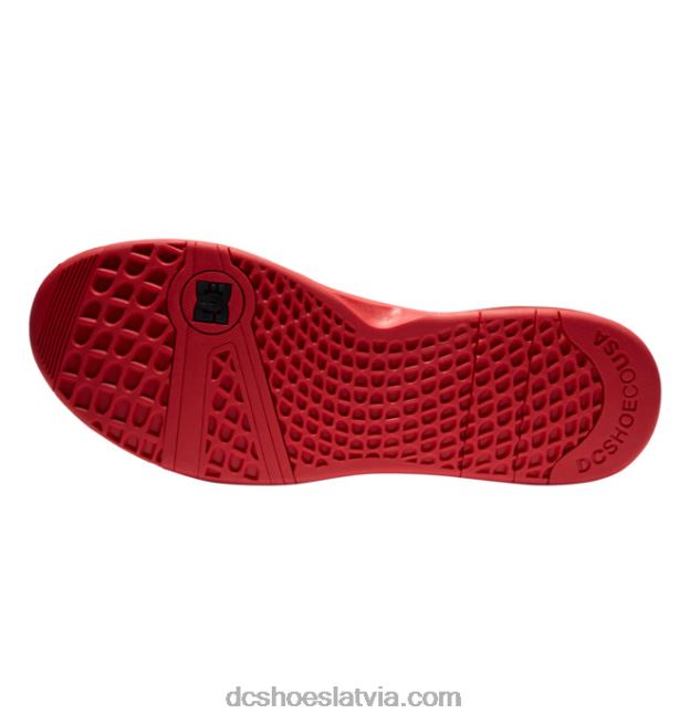 N008N142 daudzpusīgi vīriešu apavi balts/melns/sportiski sarkans DC Shoes