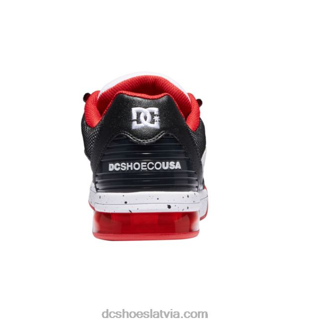 N008N142 daudzpusīgi vīriešu apavi balts/melns/sportiski sarkans DC Shoes