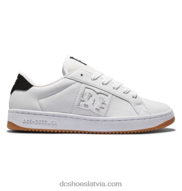 N008N153 vīriešu uzbrucēju kurpes balts/melns/gumija DC Shoes