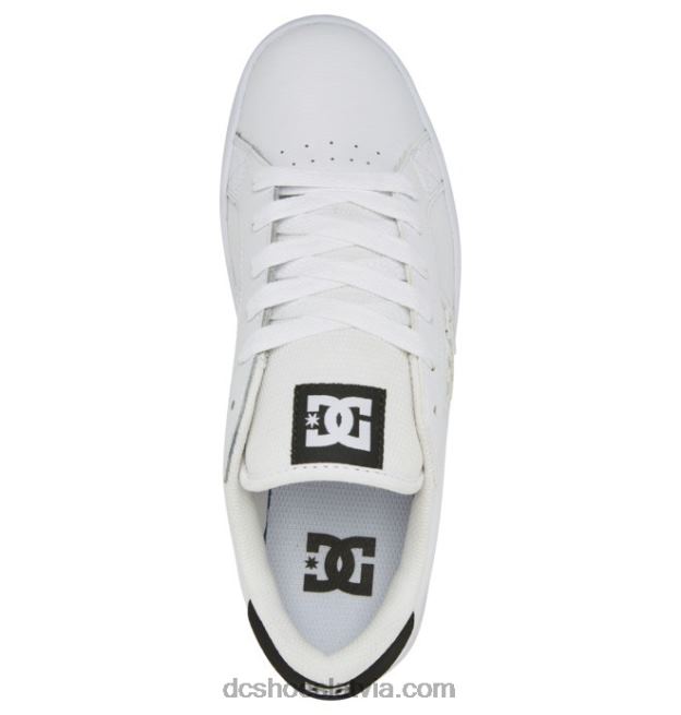 N008N153 vīriešu uzbrucēju kurpes balts/melns/gumija DC Shoes
