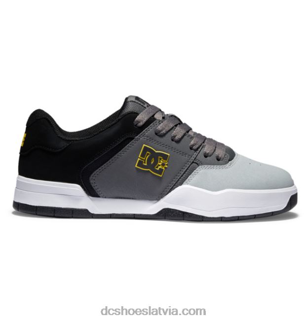 N008N196 vīriešu centrālie apavi melns/pelēks/dzeltens DC Shoes