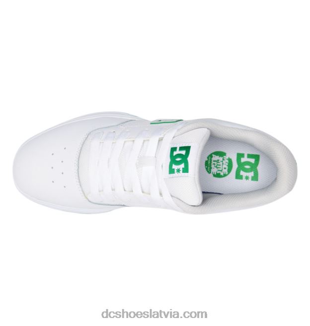 N008N216 vīriešu centrālie apavi balts/zaļš DC Shoes