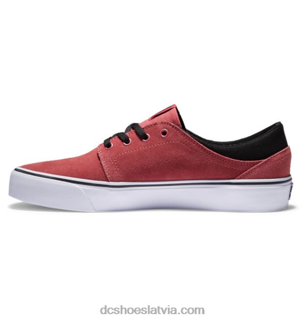 N008N226 vīriešu zamšādas kurpes dziļi sarkans DC Shoes