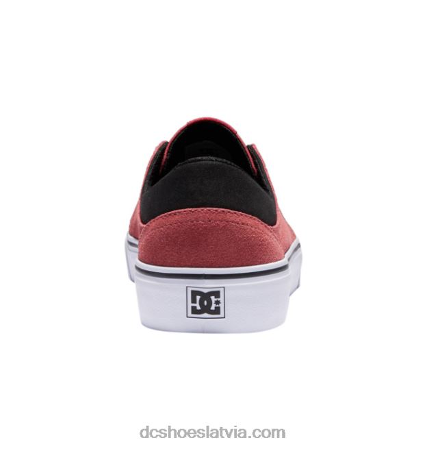 N008N226 vīriešu zamšādas kurpes dziļi sarkans DC Shoes