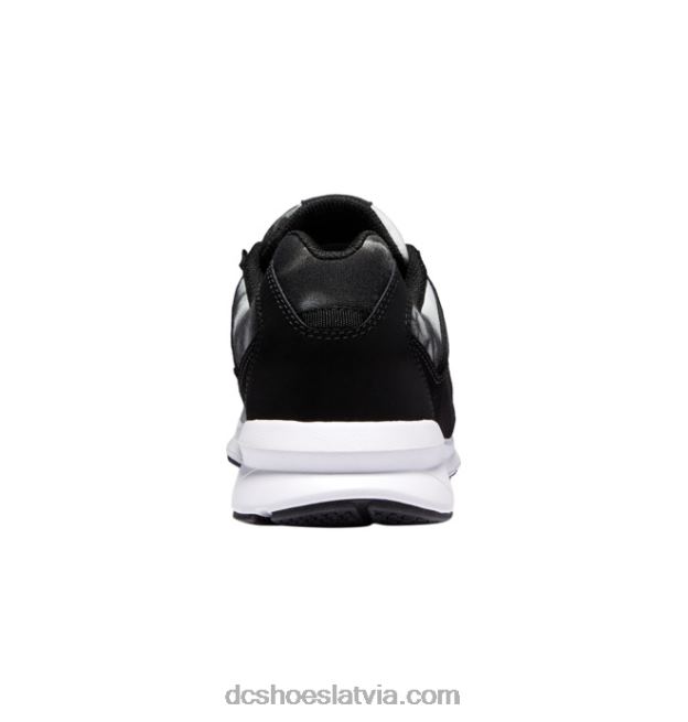 N008N22 vīriešu skyline vieglie apavi melna/balta izbalēšana DC Shoes