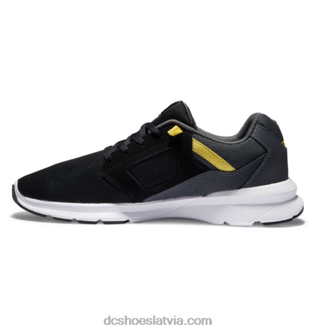 N008N23 vīriešu skyline vieglie apavi melns/pelēks/dzeltens DC Shoes