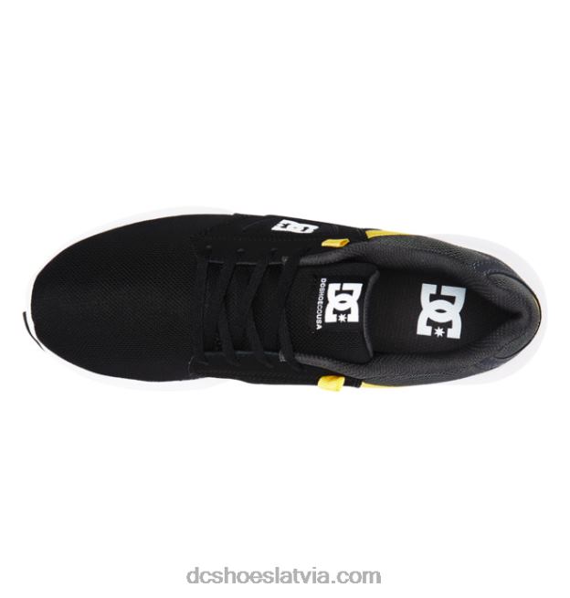 N008N23 vīriešu skyline vieglie apavi melns/pelēks/dzeltens DC Shoes