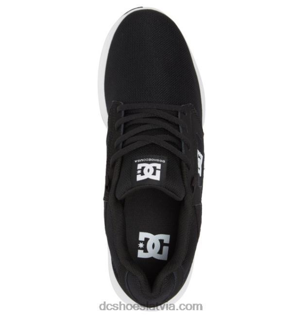 N008N284 vīriešu skyline vieglie apavi melns balts DC Shoes
