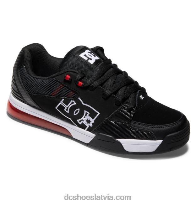 N008N311 daudzpusīgi vīriešu apavi melns/balts/atlētisks sarkans DC Shoes