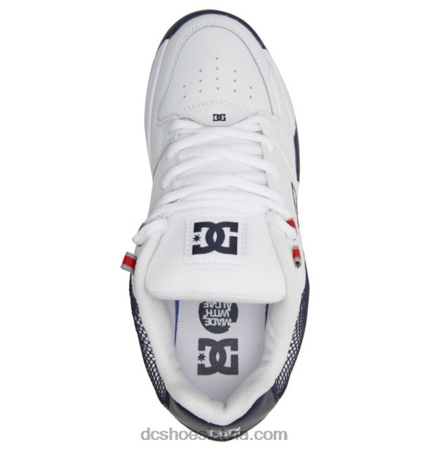 N008N312 daudzpusīgi vīriešu apavi balts/sarkans/zils DC Shoes