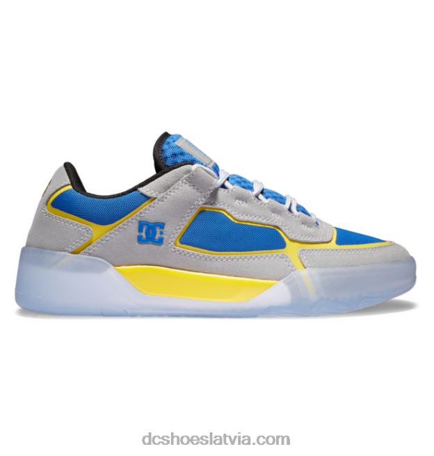 N008N348 vīriešu hongo x dc metriskās kurpes pelēks/zils/dzeltens DC Shoes