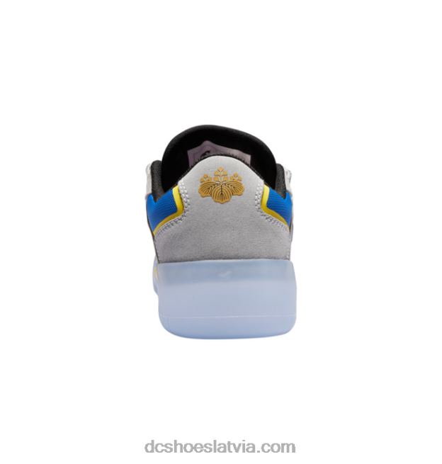 N008N348 vīriešu hongo x dc metriskās kurpes pelēks/zils/dzeltens DC Shoes