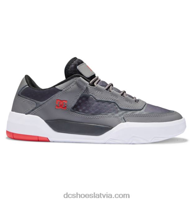 N008N351 vīriešu metriskās kurpes pelēks/melns/sarkans DC Shoes
