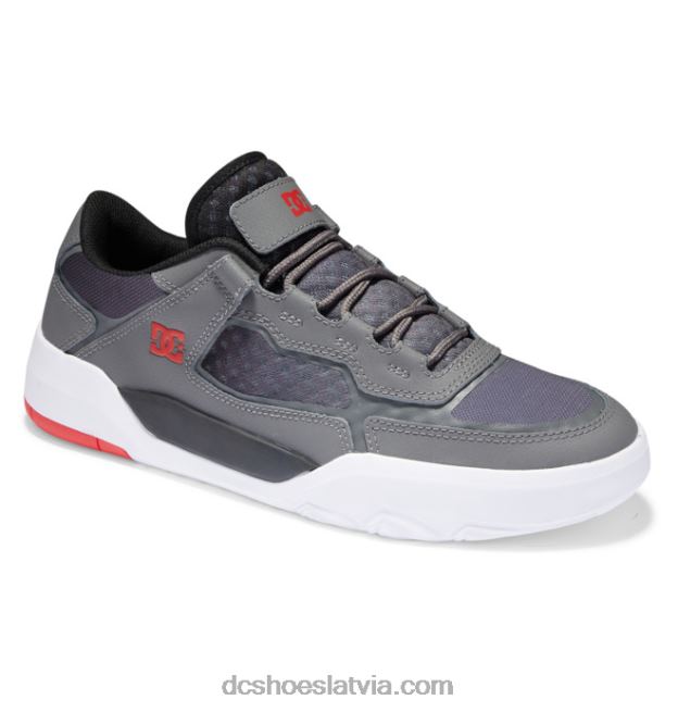N008N351 vīriešu metriskās kurpes pelēks/melns/sarkans DC Shoes