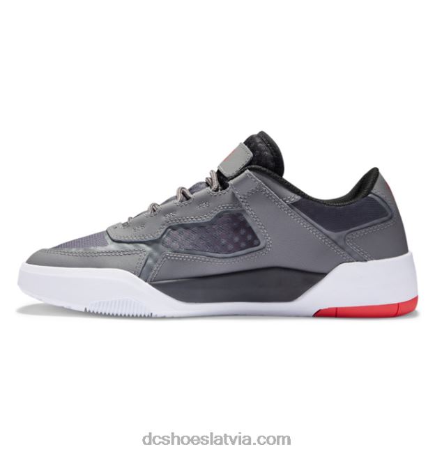 N008N351 vīriešu metriskās kurpes pelēks/melns/sarkans DC Shoes