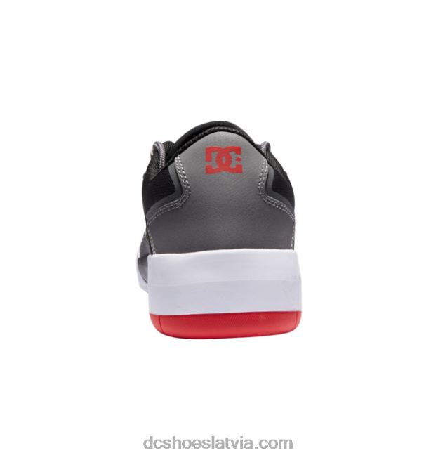 N008N351 vīriešu metriskās kurpes pelēks/melns/sarkans DC Shoes