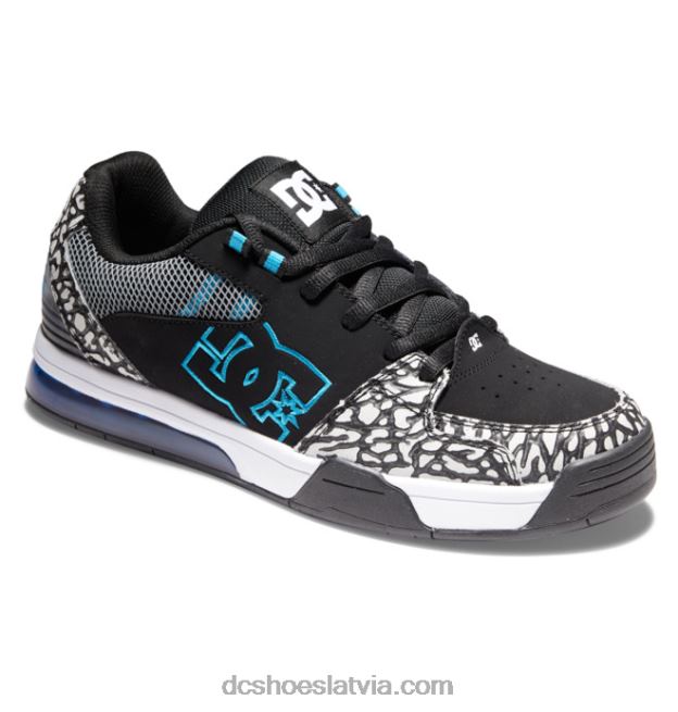 N008N380 daudzpusīgi vīriešu apavi pelēks/melns/zils DC Shoes
