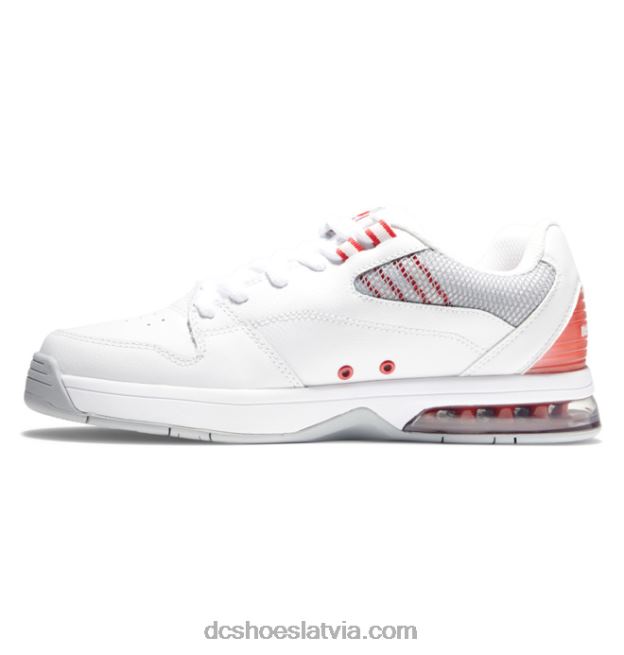 N008N383 daudzpusīgi vīriešu apavi balts/pelēks/sarkans DC Shoes