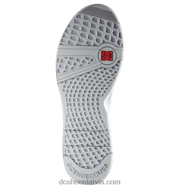 N008N383 daudzpusīgi vīriešu apavi balts/pelēks/sarkans DC Shoes