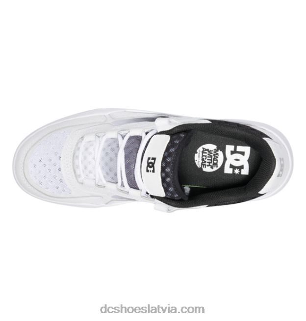 N008N387 vīriešu metriskās kurpes balts melns DC Shoes