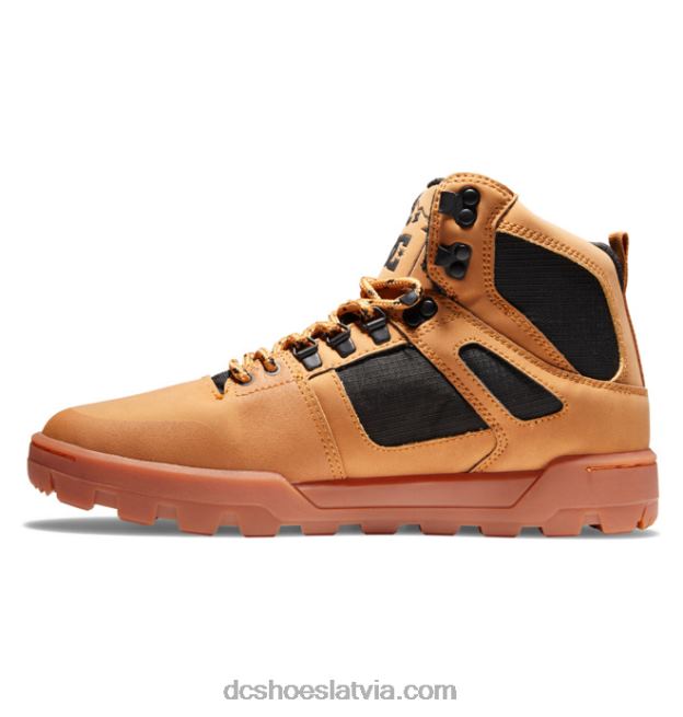 N008N149 vīriešu tīri augstas augšdaļas ūdensizturīgi ziemas zābaki kvieši/melnie DC Shoes
