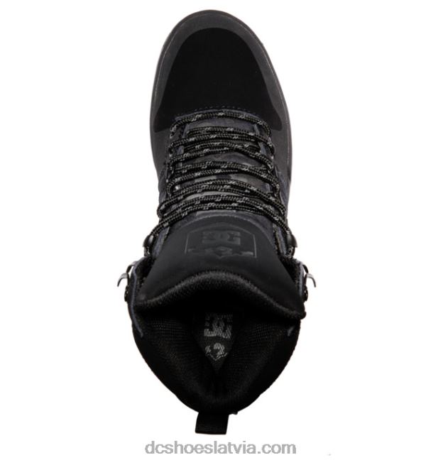 N008N195 vīriešu tīri augstas augšdaļas ūdensizturīgi ziemas zābaki melns/pelēks DC Shoes