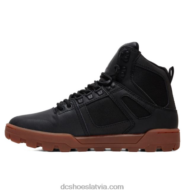 N008N213 vīriešu tīri augstas augšdaļas ūdensizturīgi ziemas zābaki melns/gumija DC Shoes