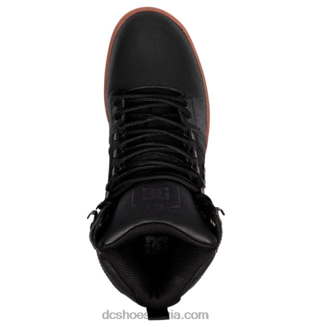N008N213 vīriešu tīri augstas augšdaļas ūdensizturīgi ziemas zābaki melns/gumija DC Shoes