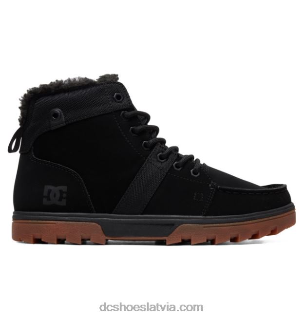 N008N221 vīriešu meža zābaki ziemas zābaki melns/gumija DC Shoes