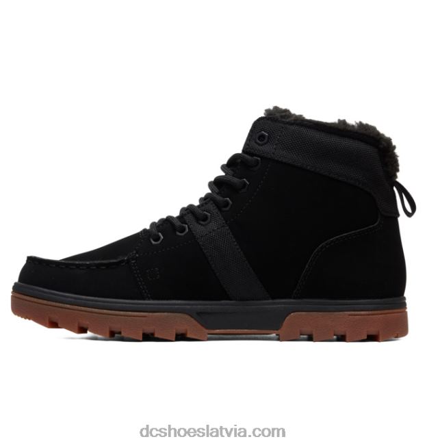 N008N221 vīriešu meža zābaki ziemas zābaki melns/gumija DC Shoes